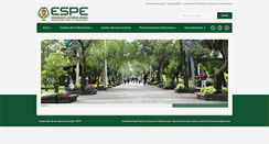 Desktop Screenshot of cic.espe.edu.ec